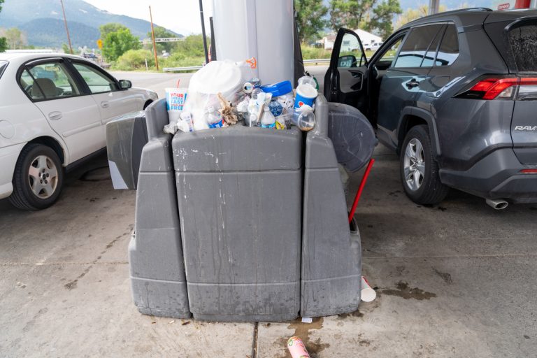 Garbage Overflow High Managing Trash Overflow at High-Traffic Fuel Locations | National Waste ...